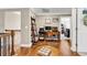 Upstairs office area with built in workstation, hardwood flooring, and natural light at 904 Moultrie Circle, Myrtle Beach, SC 29588