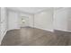 Bright, open living room featuring modern flooring, fresh paint, and a cozy atmosphere at 1022 Waccamaw Dr., Conway, SC 29526
