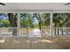 A spacious outdoor porch with white railings offers scenic views of the river at 1022 Waccamaw Dr., Conway, SC 29526