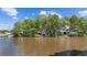Beautiful waterfront homes with docks and stairs leading to the water at 1022 Waccamaw Dr., Conway, SC 29526