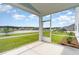 Inviting screened porch with views of the lake and community at 135 Stride Ct., Myrtle Beach, SC 29588