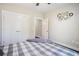 Inviting bedroom showcases neutral walls, dark floors and a walk-in closet for storage at 2080 Highway 915, Loris, SC 29569