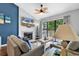 Inviting living room with a cozy fireplace, plush seating, and a sliding glass door to a private deck at 213 Westleton Dr. # 16-D, Myrtle Beach, SC 29572