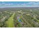 Scenic aerial view of a home nestled among lush green trees in a beautiful neighborhood at 24 Gate 7, Carolina Shores, NC 28467