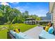 Enjoy outdoor living with this spacious backyard with lush lawn and gazebo perfect for entertaining at 309 Foxpath Loop, Myrtle Beach, SC 29588