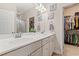 En suite bath with double vanity and walk-in closet at 309 Foxpath Loop, Myrtle Beach, SC 29588