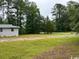 View of backyard featuring a level lawn and surrounding trees at 321 Circle Heights Dr., Loris, SC 29569