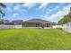 Large green fenced-in backyard and patio at 321 Sanctuary Ct., Myrtle Beach, SC 29588