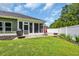 A view of the backyard with a patio, grill and fire pit at 321 Sanctuary Ct., Myrtle Beach, SC 29588
