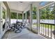 Enclosed patio with seating and an outdoor view at 321 Sanctuary Ct., Myrtle Beach, SC 29588