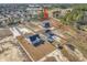 An aerial view of the property and the surrounding neighborhood at 3619 Allentown Dr., Conway, SC 29526