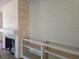 Living room fireplace with custom shelves at 3619 Allentown Dr., Conway, SC 29526