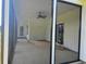 A close-up view of the screened-in porch, featuring a ceiling fan at 3619 Allentown Dr., Conway, SC 29526