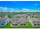 Aerial view of a community with a green space and lovely balconies at 4018 Fairway Lakes Dr. # 4018, Myrtle Beach, SC 29577