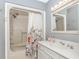 Bathroom features a shower and vanity with a lighted mirror at 4018 Fairway Lakes Dr. # 4018, Myrtle Beach, SC 29577