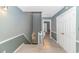 Hallway with carpeted floor and white-painted trim at 4018 Fairway Lakes Dr. # 4018, Myrtle Beach, SC 29577