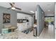 Bright kitchen with white appliances, white cabinets, eat-in dining area and golf course views at 4018 Fairway Lakes Dr. # 4018, Myrtle Beach, SC 29577
