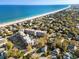 Stunning aerial showcasing the condo's proximity to the beach and beautiful ocean views at 423 Parker Dr. # 613, Pawleys Island, SC 29585