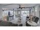 Relax in this cozy living room with comfortable seating and easy access to the attached garage at 4525 Landing Rd., Little River, SC 29566