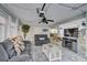 Bright living room featuring plush seating, ceiling fan, and neutral tones for a serene atmosphere at 4525 Landing Rd., Little River, SC 29566