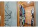 Walk-in cedar closet with built-in shelving and ample storage space at 4534 Landing Rd., Little River, SC 29566