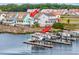 Waterfront home featuring a boat dock/lift with ample room for your boats and watercraft at 4534 Landing Rd., Little River, SC 29566