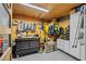 Organized garage with pegboard, shelving, and rolling toolbox for all your storage needs at 4534 Landing Rd., Little River, SC 29566