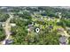 Aerial view of home located in a wooded neighborhood at 499 Trestle Way, Conway, SC 29526
