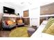 Bright living room with comfortable seating, a TV, and bamboo window shades at 514 Blockade Dr., Pawleys Island, SC 29585