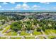Expansive aerial view showcasing a well-planned residential area with lush landscaping and community amenities at 547 Pacific Commons Dr., Surfside Beach, SC 29575