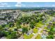 Beautiful aerial view of the neighborhood with lush greenery and calming water views at 547 Pacific Commons Dr., Surfside Beach, SC 29575