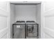 Convenient laundry closet with a full sized washer and dryer at 6001- Q10 S Kings Hwy., Myrtle Beach, SC 29575