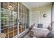 Inviting patio with comfortable seating and sliding glass doors to the interior at 6015 Catalina Dr. # 634, North Myrtle Beach, SC 29582