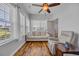 Comfortable sun room with plush furniture and bright, natural light at 605 Fieldwoods Dr., Conway, SC 29526