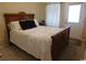 Cozy bedroom featuring a comfortable bed with stylish bedding and ample space at 620 Wave Rider Ln. # B10-1, North Myrtle Beach, SC 29582