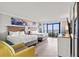 Bright bedroom with two beds and ocean view balcony at 7200 N Ocean Blvd. # 224, Myrtle Beach, SC 29572