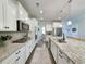 Bright open concept kitchen with a large island, stainless appliances, and modern cabinetry at 748 Old Murrells Inlet Rd., Murrells Inlet, SC 29576