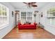 Inviting living room with hardwood floors and lots of natural light at 824 Dunoway Ct., Myrtle Beach, SC 29579