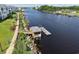 Beautiful water view with a dock, offering a serene setting for relaxation and recreation at 901 West Port Dr. # 305, North Myrtle Beach, SC 29582
