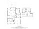 Detailed floor plan showcasing layout of the rooms, including dimensions, across two floors of the home at 945 Waterbridge Blvd., Myrtle Beach, SC 29579