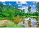 Scenic view of the tranquil pond, with trees reflecting on the water at 101 Karlie Ln., Aynor, SC 29511