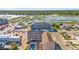 An aerial view of a condo complex showcasing the surrounding landscape, including a nearby waterway and marshland at 120 Dogwood Dr. N # 313, Garden City Beach, SC 29576