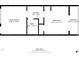 A spacious floor plan encompasses a living room, kitchen, bedroom, bath, and balcony totaling 402 square feet at 120 Dogwood Dr. N # 313, Garden City Beach, SC 29576