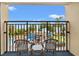 Relaxing balcony view overlooking the beach, pool and the ocean at 1200 North Ocean Blvd. # 206, Myrtle Beach, SC 29577
