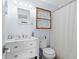 Bright and clean bathroom featuring modern fixtures, plenty of natural light, and a spacious feel at 1217 S Ocean Blvd. # 5, Surfside Beach, SC 29575