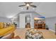 Sitting room with comfortable furniture and a flat screen TV perfect for relaxing and entertainment at 124 Turtle Creek Dr., Pawleys Island, SC 29585