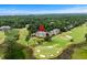 Scenic aerial view of low-rise condos on a golf course, surrounded by trees and overlooking a distant cityscape at 1401 Lighthouse Dr. # 4334, Little River, SC 29566