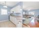 Open kitchen featuring updated counters and seamless flow to the living room at 2060 Cross Gate Blvd. # 102, Surfside Beach, SC 29575