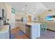 Beautiful kitchen with a center island, stainless steel appliances, and an open layout at 232 Angel Wing Dr., Myrtle Beach, SC 29588