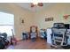 Office space featuring hardwood floors, two desks and chairs, and natural light from a window at 232 Angel Wing Dr., Myrtle Beach, SC 29588